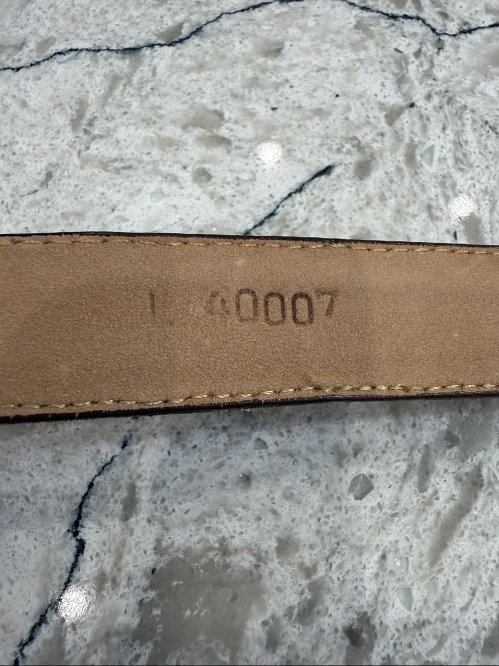 Brighton Vintage Brown Croc Embossed Leather Belt Silver Gold Western Buckle